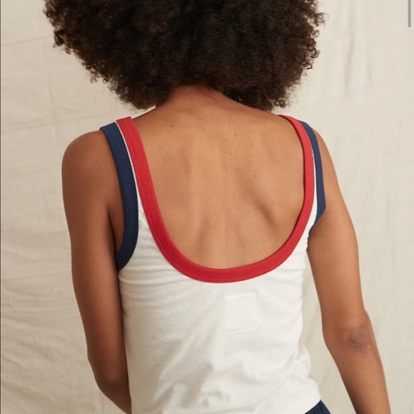 Marine Layer Women’s Re spun tank natural - Picture 5 of 6